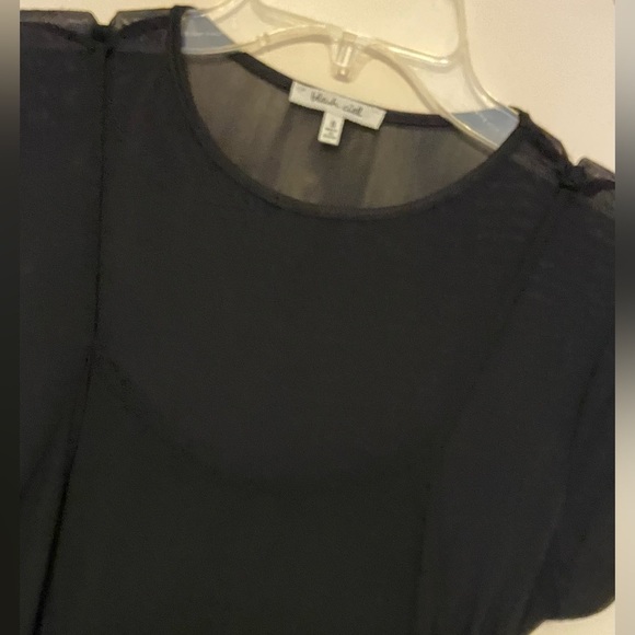 BLEUH Ciel 👗 Sz-S, Short Sleeves Part Actually Lining w/TankTop Over the Lining - Picture 8 of 15